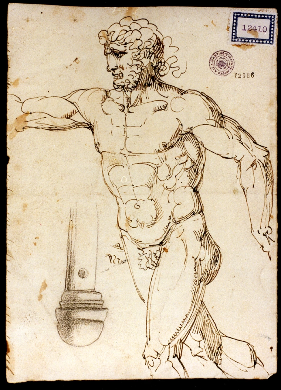 Figura maschile nuda - Certosa di san Martino, Napoli
